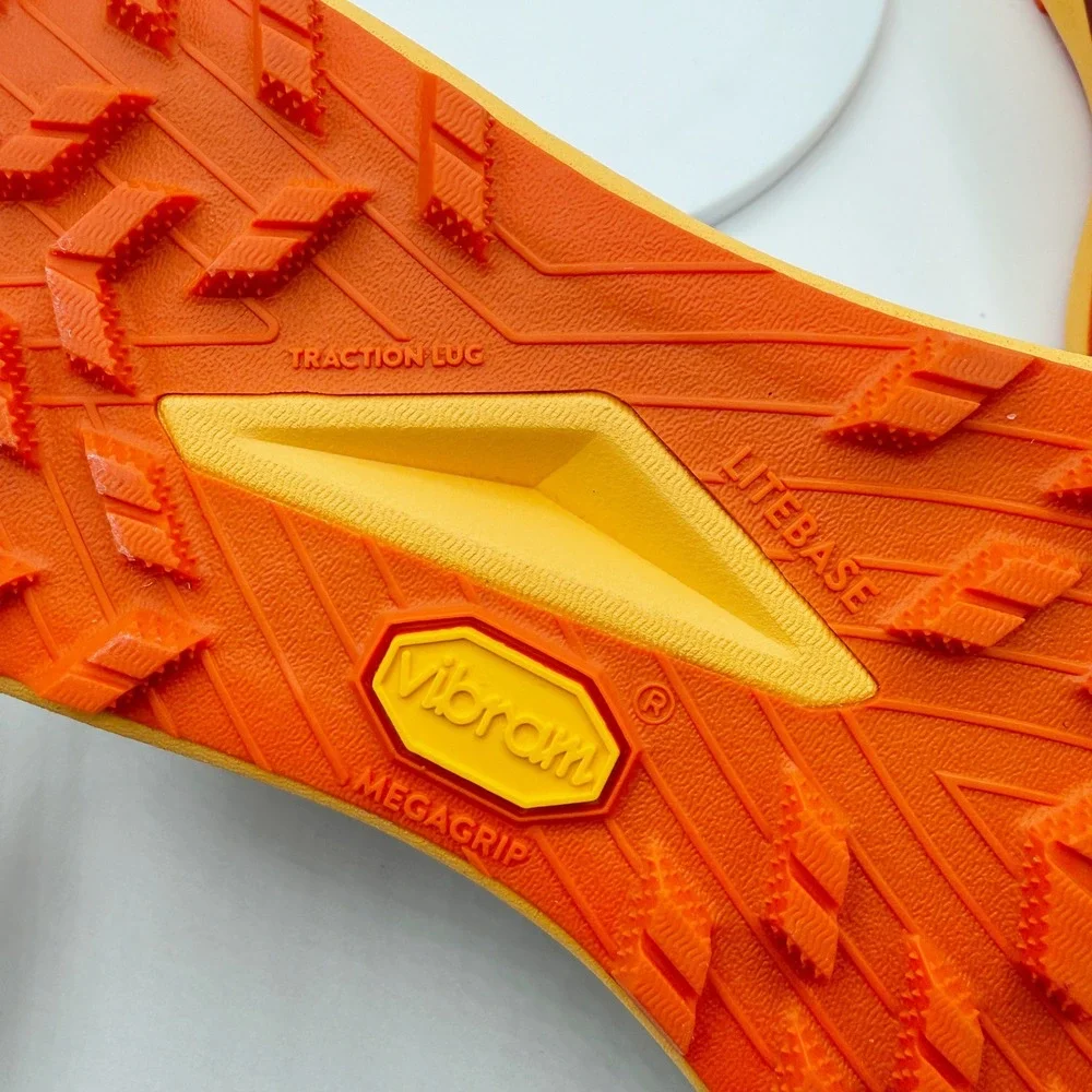 Hoka Zinal 2, Black and Yellow Orange Athletic Shoes